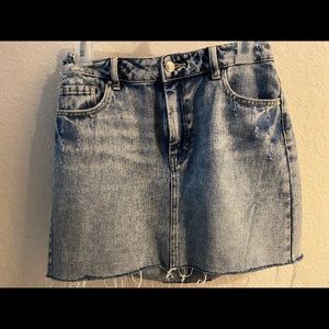 PacSun denim skirt